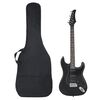 vidaXL Electric Guitar for Beginner with Bag Black 4/4 39"