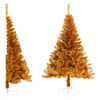 vidaXL Artificial Half Christmas Tree with Stand Gold 120 cm PET