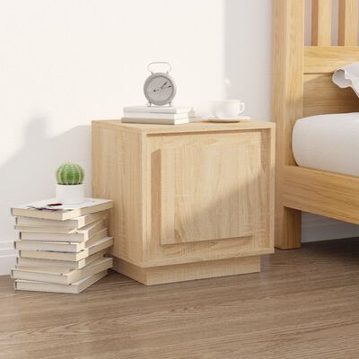 vidaXL Bedside Cabinets 2 pcs Sonoma Oak 44x35x45 cm Engineered Wood