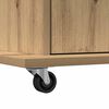 vidaXL Podium with Drawer Artisan Oak 55 x 55 x 107 cm Engineered Wood