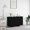vidaXL Sideboard Black oak 120 x 41 x 75 cm Engineered wood