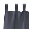 vidaXL Blackout Curtains with Rings 2 pcs Anthracite 260 x 140 cm