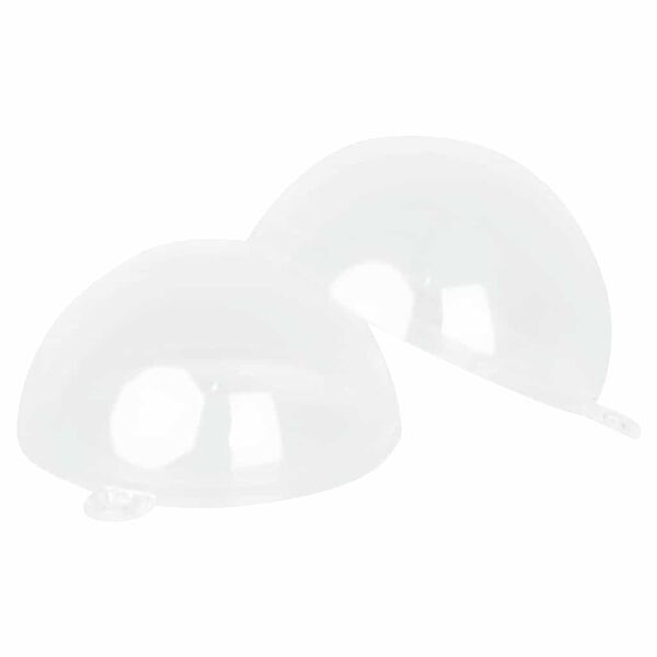 vidaXL Christmas Bauble Set 200 pcs Transparent Ø 5 cm Plastic