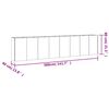 vidaXL Garden Raised Bed 360x40x80 cm Corten Steel