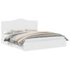 vidaXL Storage Bed with Drawer White 180 x 200 cm Engineered Wood