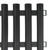 vidaXL Lawn Edgings 17 pcs Anthracite 10 m PP