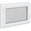vidaXL Basement Window "RISOR" 90x70 cm Tilt&Turn DIN Left Anthracite