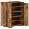vidaXL Shoe Cabinet Old Wood 60x35x70 cm Engineered Wood
