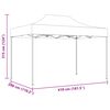 vidaXL Party Tent Folding Blue 280 x410 x 315 cm Oxford Fabric