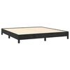 vidaXL Bed Frame without Mattress Black 180x200 cm Super King Super King Velvet