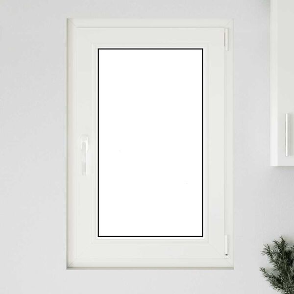 vidaXL Basement Window RISOR 60x90 cm Tilt&Turn DIN Right White