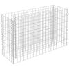 vidaXL Gabion Raised Bed Galvanised Steel 90x30x60 cm