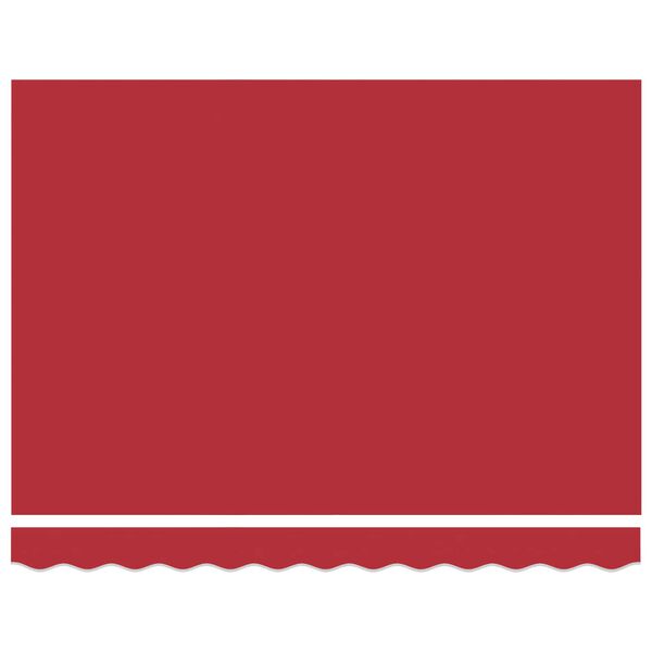 vidaXL Retractable Awning Red 350 x 250 cm Fabric and Metal