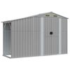 vidaXL Garden Shed Grey 277x279x179 cm Galvanised Steel