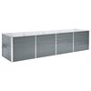 vidaXL Raised Bed | Grey | Galvanised Steel | 320x80x77 cm | Heavy Duty