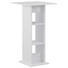 vidaXL Bar Table | White | Engineered Wood | 60x60x110 cm | Bar Table | Square