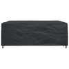 vidaXL Furniture Cover Plain Black 300 x 250 x 70 cm 600D