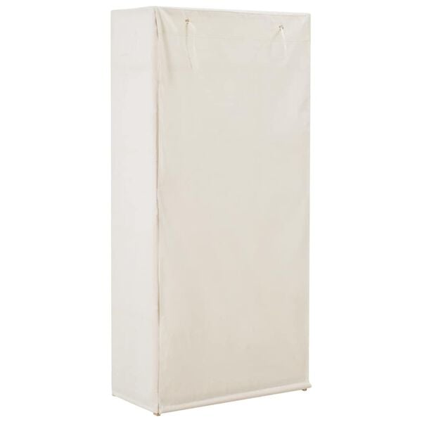 vidaXL Wardrobe White 79x40x170 cm Fabric