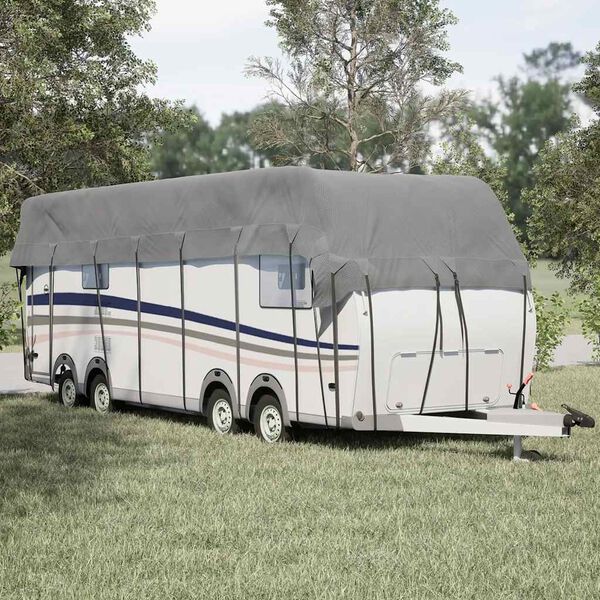 vidaXL Caravan Roof Cover Grey 1000x300 cm Non-woven Fabric