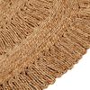 vidaXL Area Rug Hand-braided Jute 180 cm Round