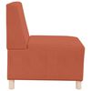 vidaXL Modular Sofa Unit Armless Orange 55 x 74 x 82 cm