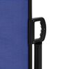 vidaXL Retractable Side Awning Blue 117x300 cm