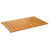 vidaXL Bath Mat Brown 80 x 50 cm Solid Acacia Wood