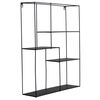 House Nordic Shelf Mons Steel Black