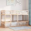 vidaXL Bunk Bed 90x200 cm Solid Wood Pine