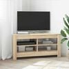 vidaXL Corner TV Cabinet Sonoma Oak 102 x 40.5 x 45 cm Engineered Wood