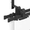 vidaXL Sliding Door Hardware Kit 152,5 cm Steel Black