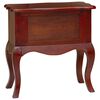 vidaXL Side Table Brown 60.5 x 30 x 61 cm Solid Mahogany Wood