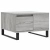 vidaXL Coffee Table Grey Sonoma 55x55x36,5 cm Engineered Wood