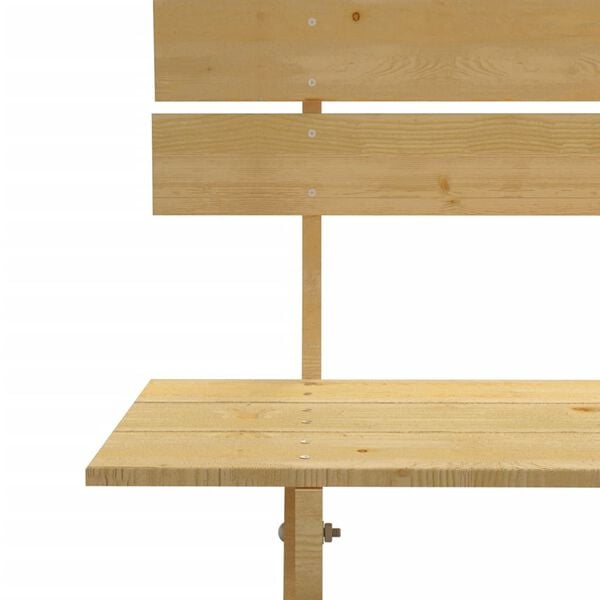 vidaXL Garden Bench 150 cm Impregnated Pinewood