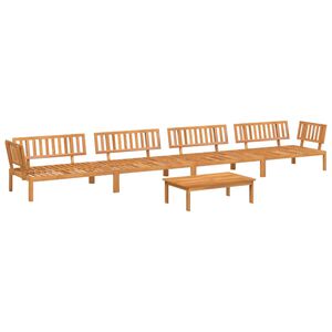 vidaXL 5 Piece Garden Pallet Sofa Set Solid Wood Acacia