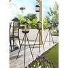 Luxform Solar LED Garden Light Lighthouse Tripod Copper and Black