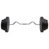 vidaXL Curl Barbell with Plates 60 kg