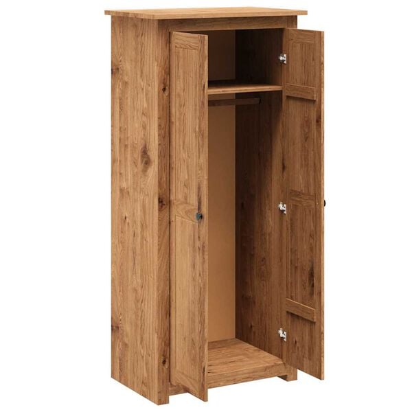 vidaXL Wardrobe 80x50x171.5 cm Solid Pine Panama Range