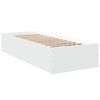 vidaXL Bed Frame without Mattress White 90x190 cm Single