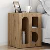 vidaXL Bedside Table Artisan Oak 40 x 35 x 50 cm Engineered Wood