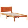 vidaXL Bed Frame Brown 90 x 200 cm Solid Pine wood