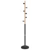 vidaXL Coat Stand Black 177 cm Powder-coated Iron