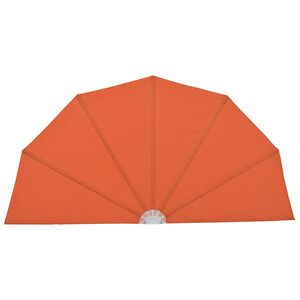 vidaXL Collapsible Terrace Side Awning Terracotta 160 cm