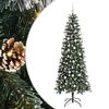 vidaXL Artificial Christmas Tree with 300 LEDs Green 86 x 86 x 210 cm