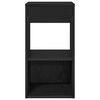 vidaXL Bedside Cabinet with Drawer Black Oak 35x34x66.5 cm
