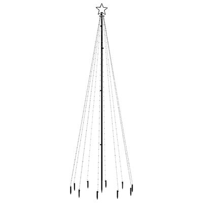 vidaXL Christmas Tree with Spike Warm White 310 LEDs 300 cm