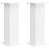 vidaXL Plant Stand 2 pcs White 30.5 x 30 x 80.5 cm Engineered Wood