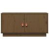 vidaXL TV Cabinet Honey Brown 80x34x40 cm Solid Wood Pine