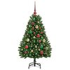vidaXL Artificial Christmas Tree with Stand Green 120 cm PVC and Metal