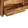 vidaXL Drawer Cabinet Solid Acacia Wood 160x40x80 cm